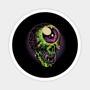 EYEBALL SKULL Magnet